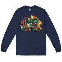 Navy cinco de mayo coochie waxer Long Sleeve Tee - CowGirlArtShop