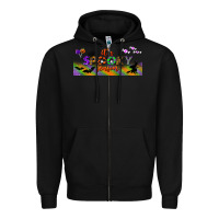 Black it's spooky season libbey glass Zipper Hoodie - BundleAndBundleShop