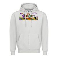 Dove Grey it's spooky season libbey glass Zipper Hoodie - BundleAndBundleShop