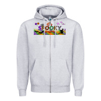 Heather Grey it's spooky season libbey glass Zipper Hoodie - BundleAndBundleShop