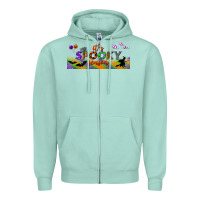 Seafoam it's spooky season libbey glass Zipper Hoodie - BundleAndBundleShop