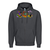 Smoke it's spooky season libbey glass Zipper Hoodie - BundleAndBundleShop