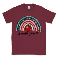 Burgundy fourth grade rainbow Classic Tee - RanaPortraitStore