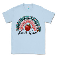 Dusty Blue fourth grade rainbow Classic Tee - RanaPortraitStore