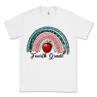 White fourth grade rainbow Classic Tee - RanaPortraitStore