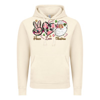Vintage Artic Peace love pink Christmas Vintage Hoodie - NancyCooperArtShop