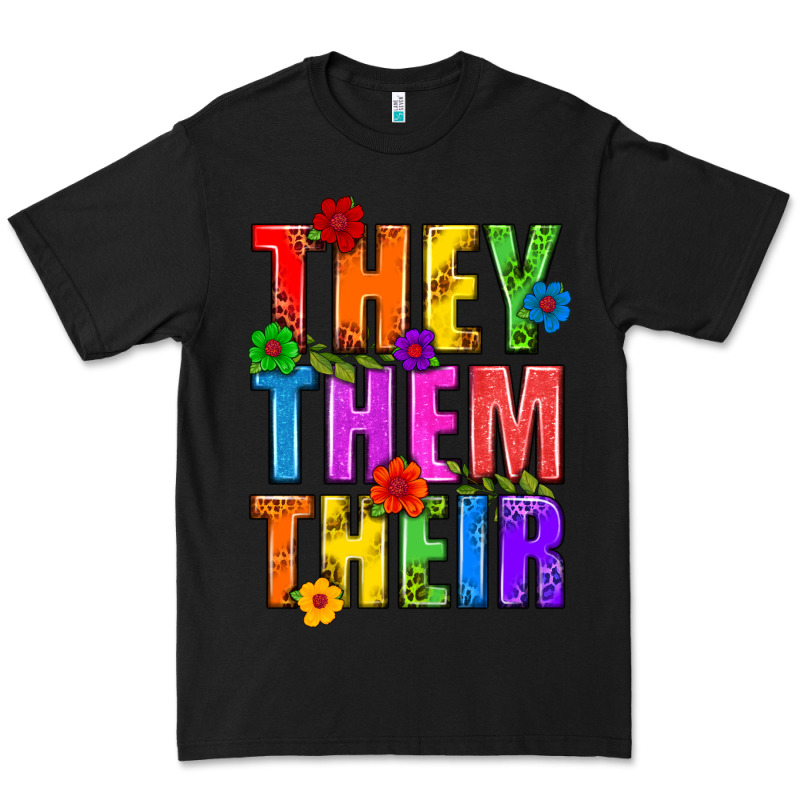 They Them Their Pride Lgbtq Premium Tee by BundleAndBundleShop | Teevron