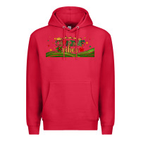 Cardinal christmas vibes libbey glass Premium Hoodie - BundleAndBundleShop