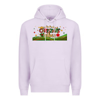 Lilac christmas vibes libbey glass Premium Hoodie - BundleAndBundleShop