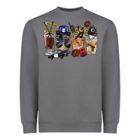 Storm Police Coffee Cups Heavyweight Sweatshirt - FaDigitalArtStudio
