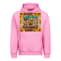 Fuchsia Pink coffee time gnomies Urban Hoodie - BarkalooDesign