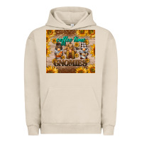 Pigment French Oak coffee time gnomies Urban Hoodie - BarkalooDesign