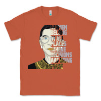 Copper RBG Ruth Bader Ginsburg Women Belong In All Places Classic Tee - Bettercallsaul