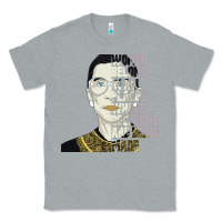 Heather Grey RBG Ruth Bader Ginsburg Women Belong In All Places Classic Tee - Bettercallsaul