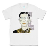 White RBG Ruth Bader Ginsburg Women Belong In All Places Classic Tee - Bettercallsaul