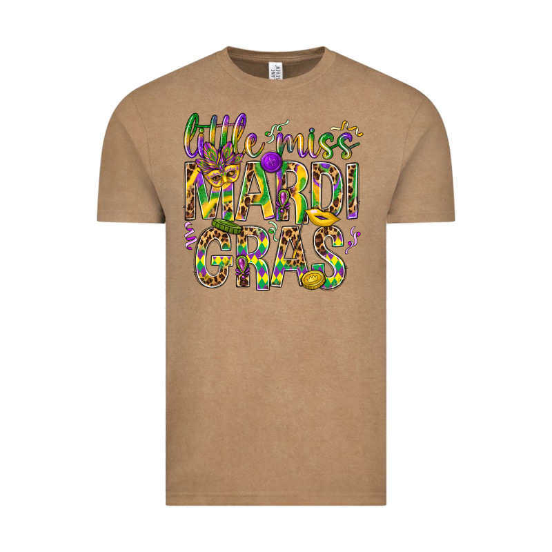 Little Miss Mardi Gras Vintage Tee by NancyCooperArtShop | Teevron