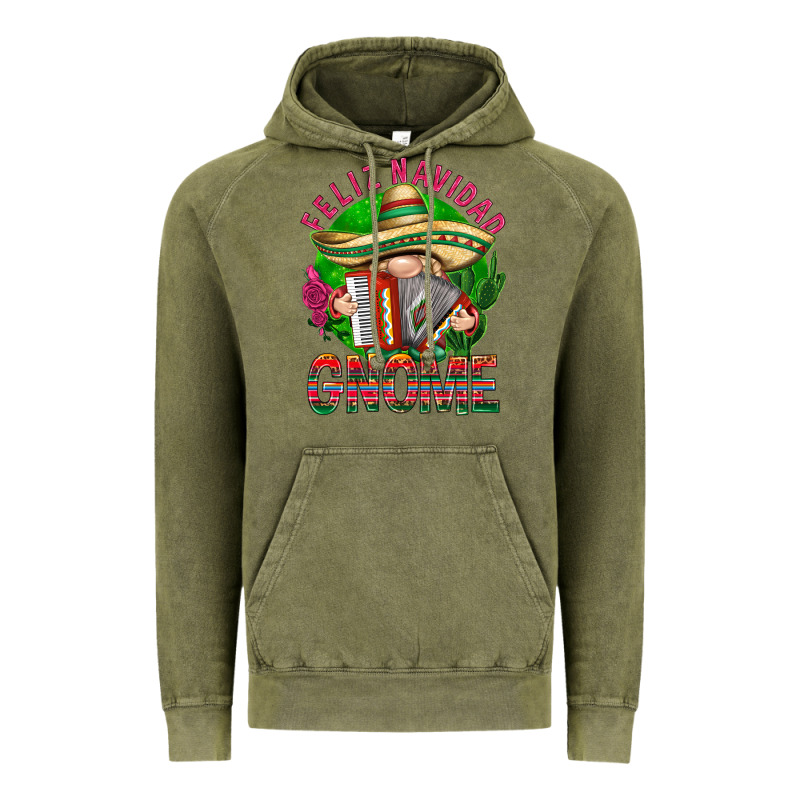 Feliz Navidad Gnome Vintage Hoodie by NancyCooperArtShop | Teevron