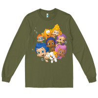 Army Green bubble guppies Long Sleeve Tee - tuanDangUi