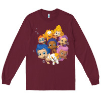 Burgundy bubble guppies Long Sleeve Tee - tuanDangUi