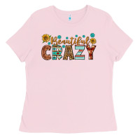 Bubblegum Pink Western Beautiful Crazy Ladies Tee - BundleAndBundleShop
