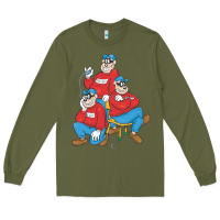 Army Green beagle boys Long Sleeve Tee - tuanDangUi