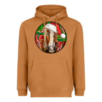 Meerkat Belgian Horse  Christmas Heavyweight Hoodie - LillyAllenDesigns