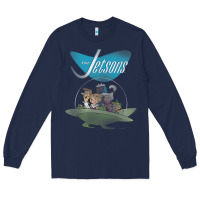 Navy The Jetsons Ship Long Sleeve Tee - tuanDangUi