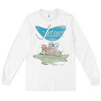 White The Jetsons Ship Long Sleeve Tee - tuanDangUi