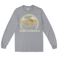 Heather Grey Adirondacks Mountains New York Vintage Hiking Camp Long Sleeve Tee - tuanDangUi
