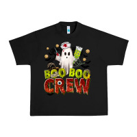 Black Boo Boo Crew Nurse Urban Heavy Tee - texasbilliewilder