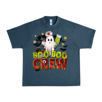 Midnight Navy Boo Boo Crew Nurse Urban Heavy Tee - texasbilliewilder