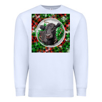 White christmas black angus cow Premium Sweatshirt - LillyAllenDesigns