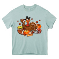 Arona football turkey thanksgiving Heavy Core Tee - MaliasSmallBusiness