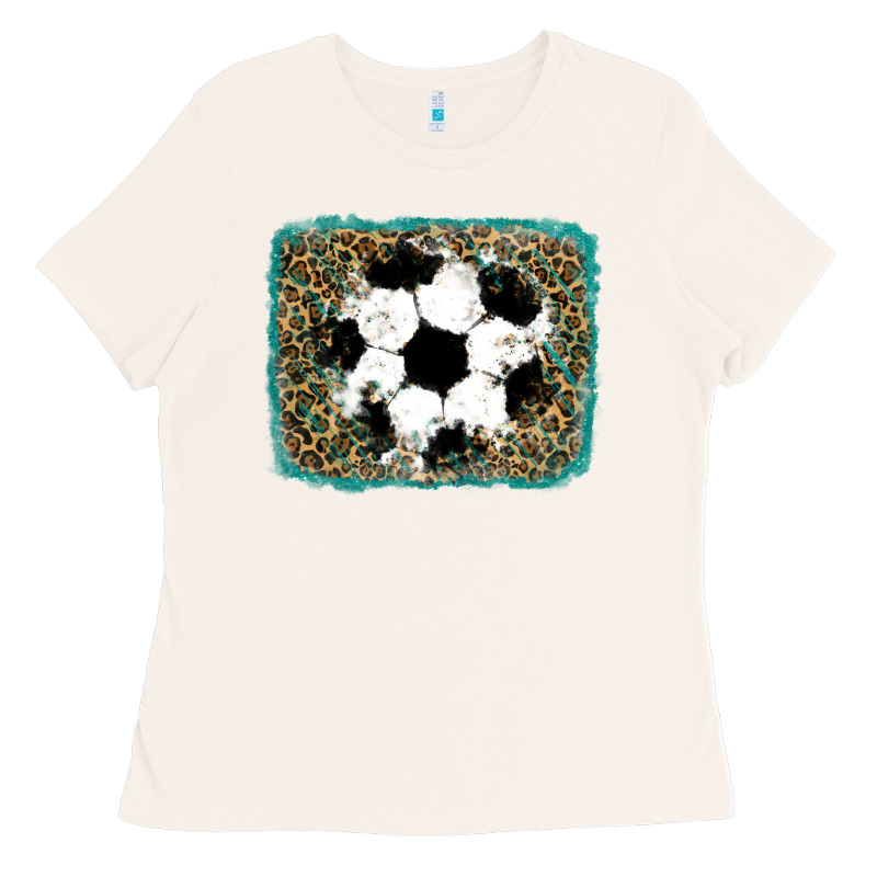 Glitter Football Leopard Ladies Tee by RanaPortraitStore | Teevron