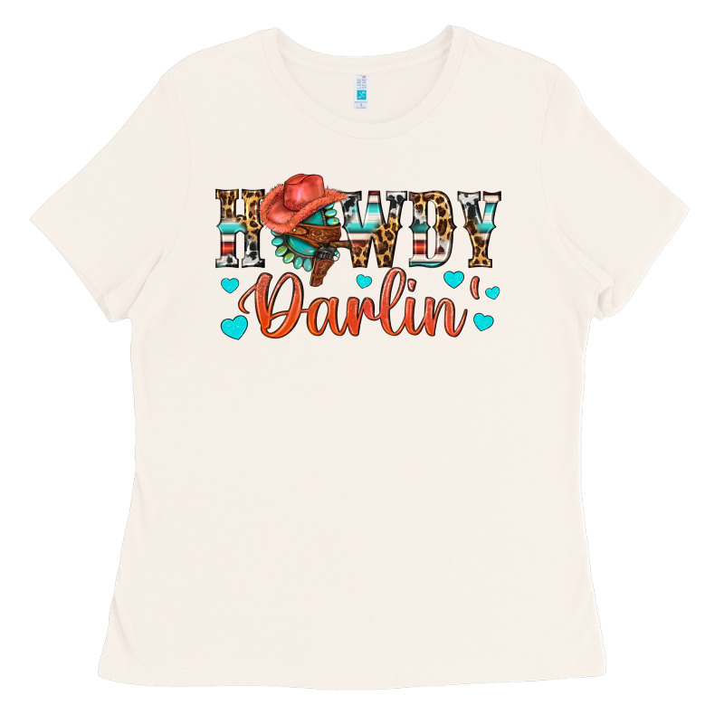 Western Howdy Darlin Ladies Tee by BundleAndBundleShop | Teevron