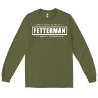 Army Green John Fetterman, Vote Fetterman For Senate, Preside Long Sleeve Tee - tuanDangUi