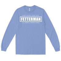 Colony Blue John Fetterman, Vote Fetterman For Senate, Preside Long Sleeve Tee - tuanDangUi