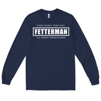 Navy John Fetterman, Vote Fetterman For Senate, Preside Long Sleeve Tee - tuanDangUi
