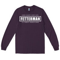 Plum John Fetterman, Vote Fetterman For Senate, Preside Long Sleeve Tee - tuanDangUi