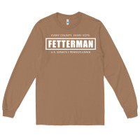 Toasted Coconut John Fetterman, Vote Fetterman For Senate, Preside Long Sleeve Tee - tuanDangUi