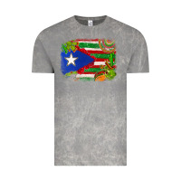Cloud Rock Mexico and Puerto Rico flag Vintage Tee - texasbilliewilder