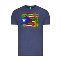 Vintage Denim Mexico and Puerto Rico flag Vintage Tee - texasbilliewilder