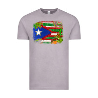 Mexico And Puerto Rico Flag Vintage Tee | Teevron