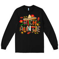 Black cinco de mayo rich auntie Long Sleeve Tee - CowGirlArtShop