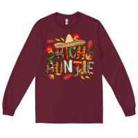 Burgundy cinco de mayo rich auntie Long Sleeve Tee - CowGirlArtShop