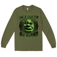Army Green Shrek Get Outta My Swamp Long Sleeve Tee - tuanDangUi