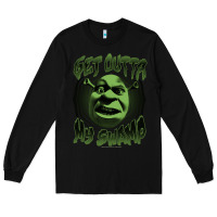 Black Shrek Get Outta My Swamp Long Sleeve Tee - tuanDangUi