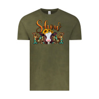 Vintage Olive show mom baby cow Vintage Tee - Jasminsmagicworld