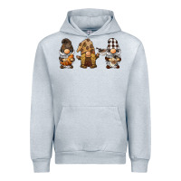 Heather Grey coffee gnomes Urban Hoodie - BarkalooDesign