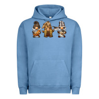 Pigment Pebble Blue coffee gnomes Urban Hoodie - BarkalooDesign